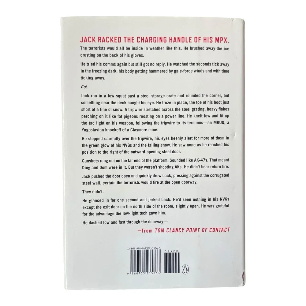 Point Of‎ Contact Jack Ryan Jr Novel Tom Clancy & Mike Maden Hardcover